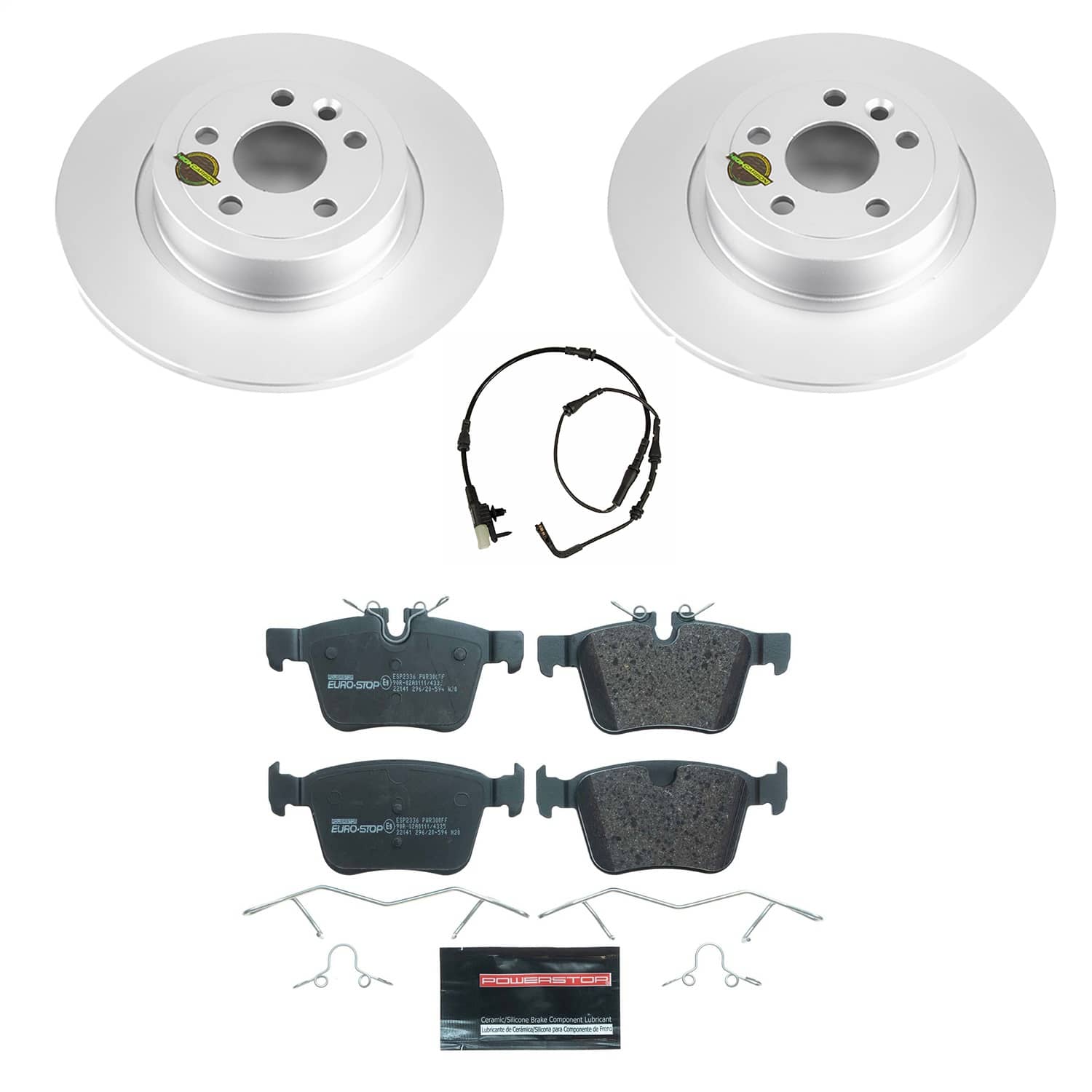 Power Stop - ESK7994 - Rear - Disc Brake Pad and Rotor Kit