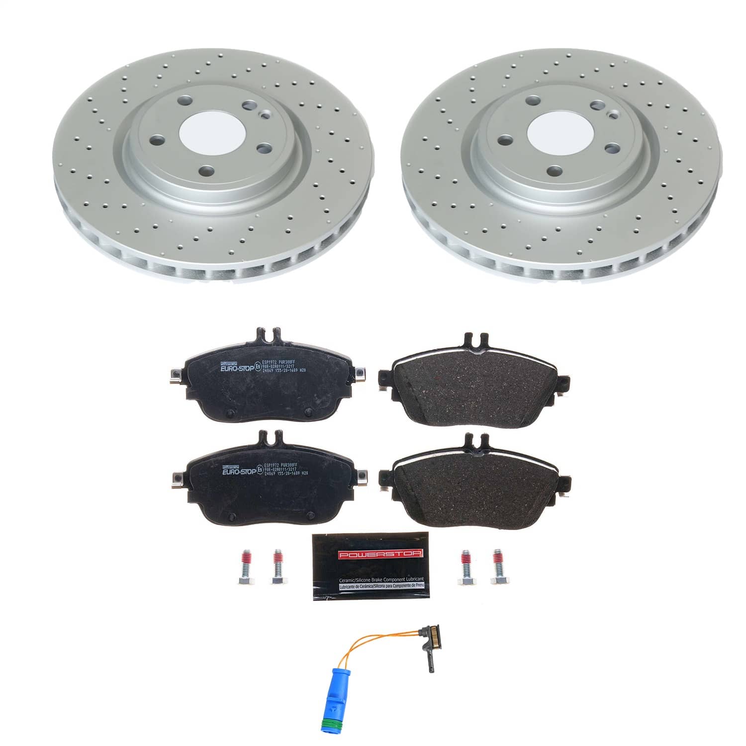 Power Stop - ESK8266 - Front - Disc Brake Pad and Rotor Kit