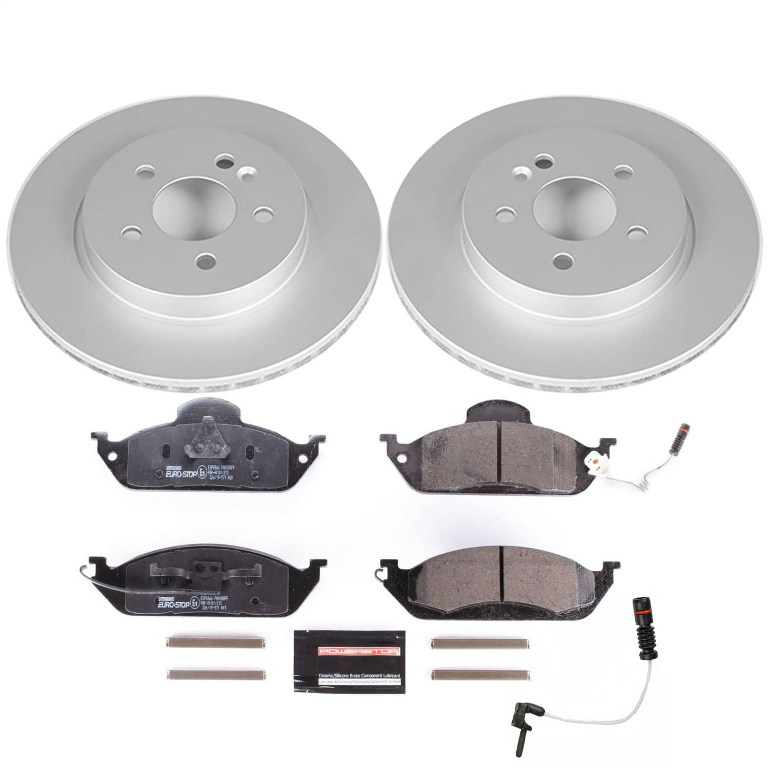 Power Stop - ESK864 - Front - Disc Brake Pad and Rotor Kit