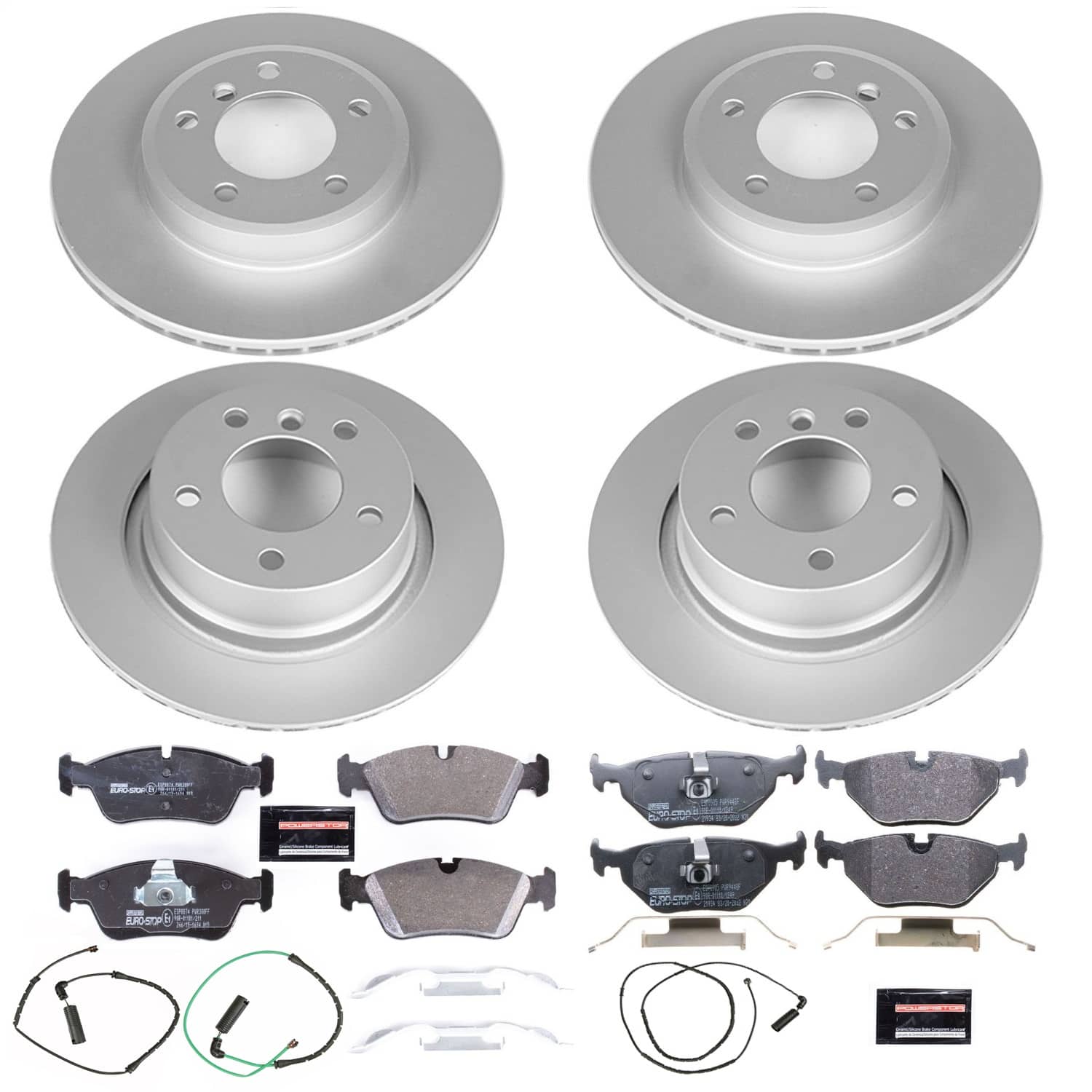 Power Stop - ESK874 - Front and Rear - Disc Brake Pad and Rotor Kit