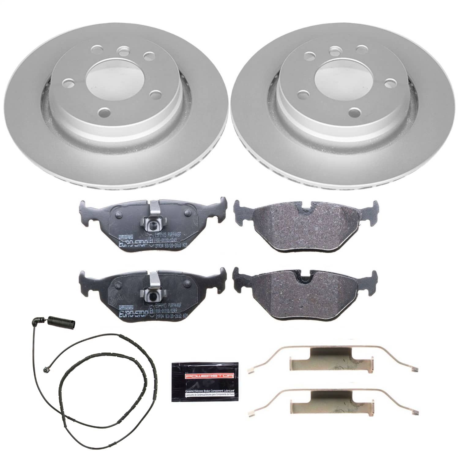 Power Stop - ESK877 - Rear - Disc Brake Pad and Rotor Kit