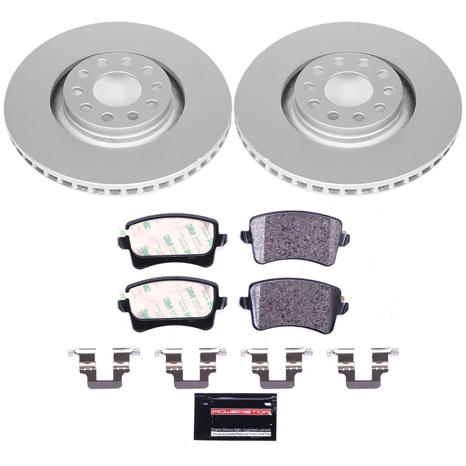 Power Stop - ESK886 - Front - Disc Brake Pad and Rotor Kit