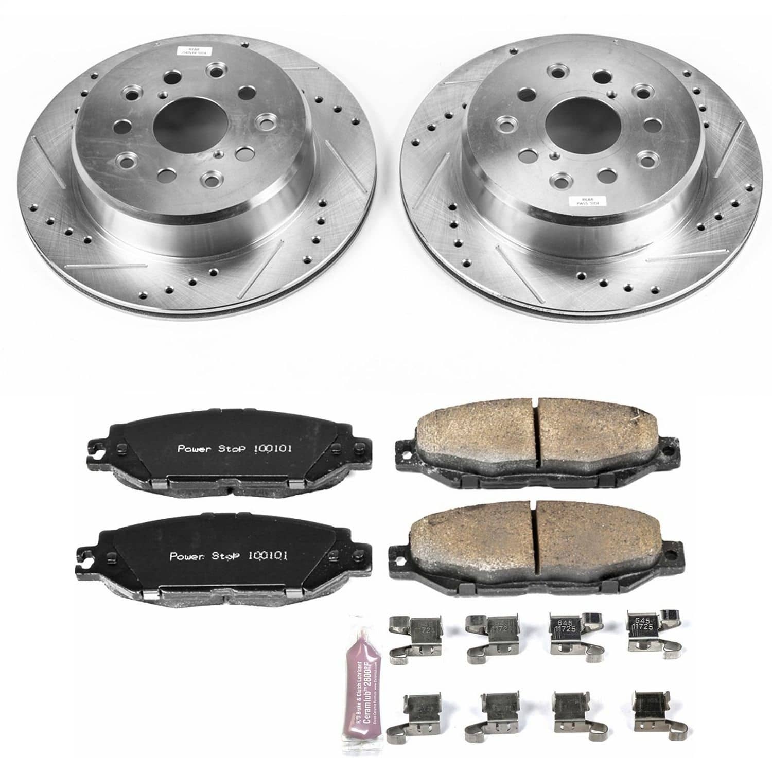 Power Stop - K1081 - Rear - Disc Brake Pad and Rotor Kit