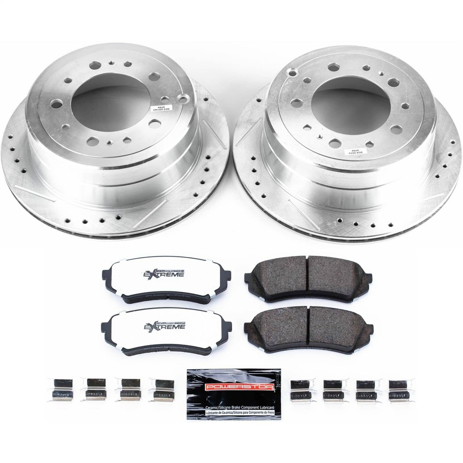 Power Stop - K1134-36 - Rear - Disc Brake Pad and Rotor Kit