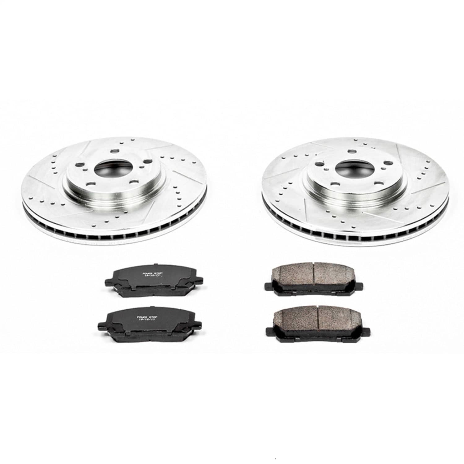 Power Stop - K1137 - Front - Disc Brake Pad and Rotor Kit
