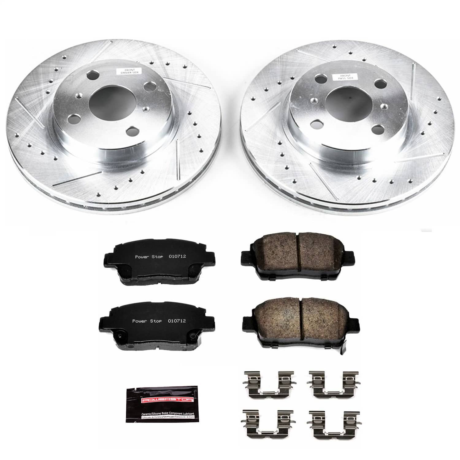 Power Stop - K1153 - Front - Disc Brake Pad and Rotor Kit