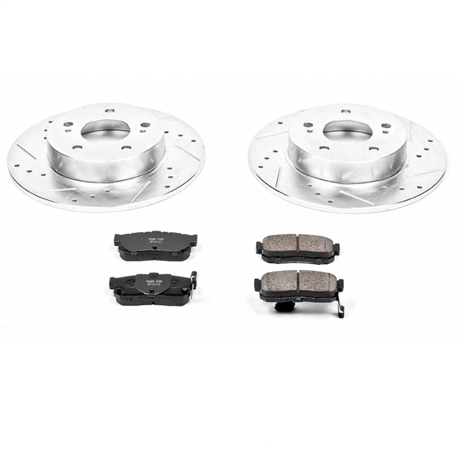 Power Stop - K1168 - Rear - Disc Brake Pad and Rotor Kit