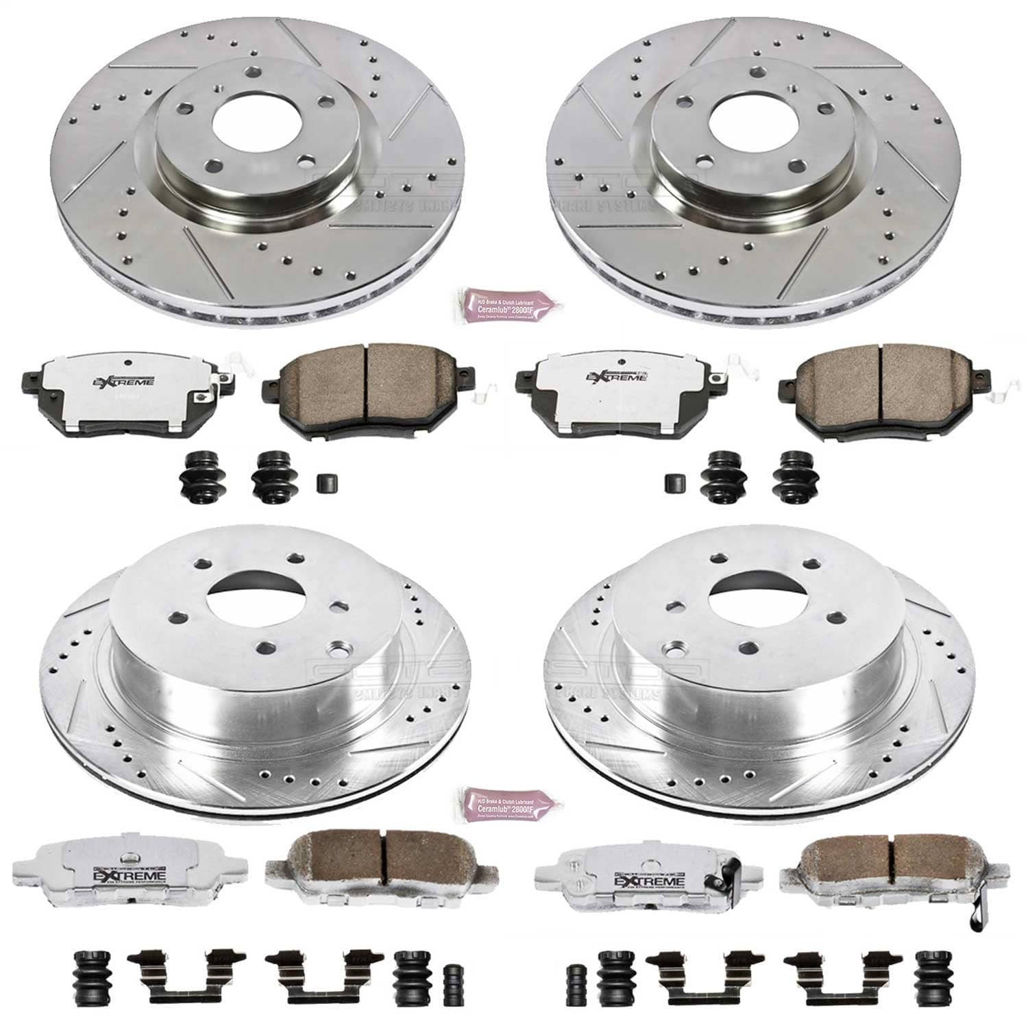 Power Stop - K119-26 - Front and Rear - Disc Brake Pad and Rotor Kit