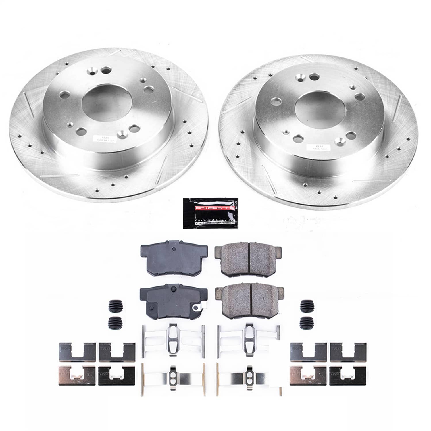 Power Stop - K1243 - Rear - Disc Brake Pad and Rotor Kit