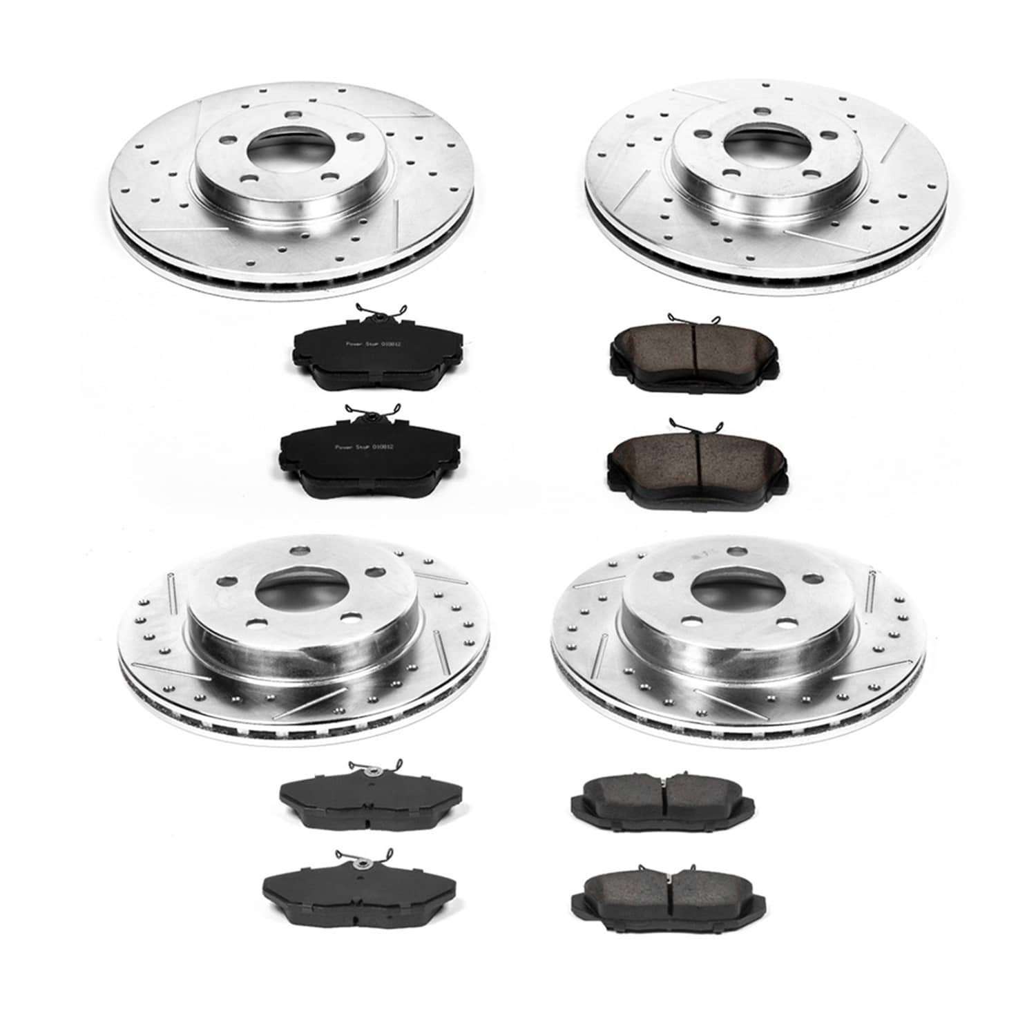 Power Stop - K1319 - Front and Rear - Disc Brake Pad and Rotor Kit