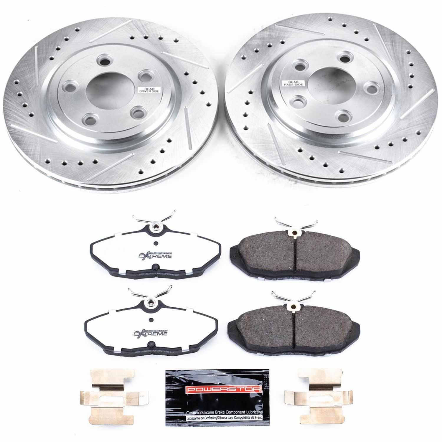 Power Stop - K1360-26 - Rear - Disc Brake Pad and Rotor Kit