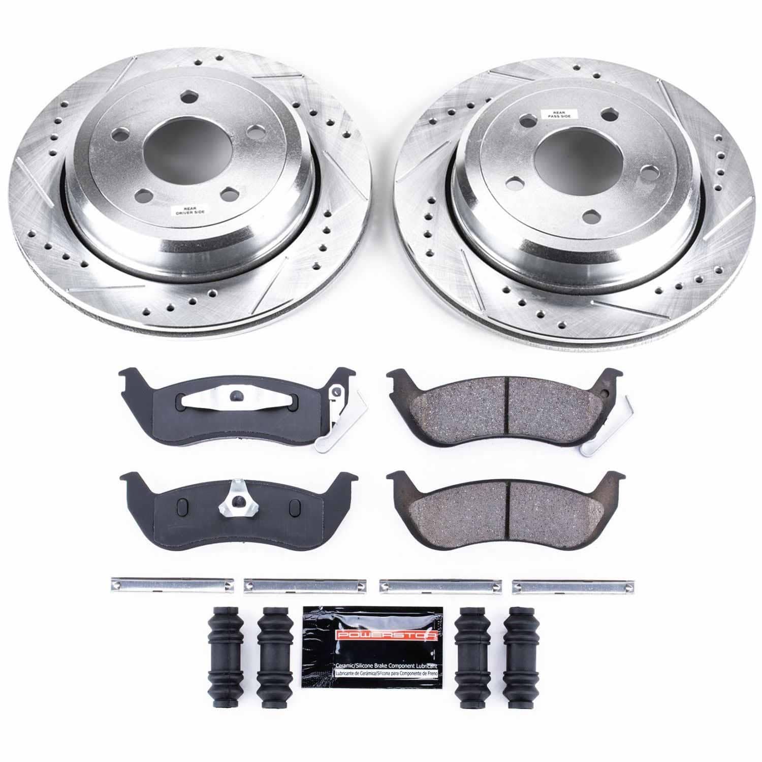 Power Stop - K1368 - Rear - Disc Brake Pad and Rotor Kit