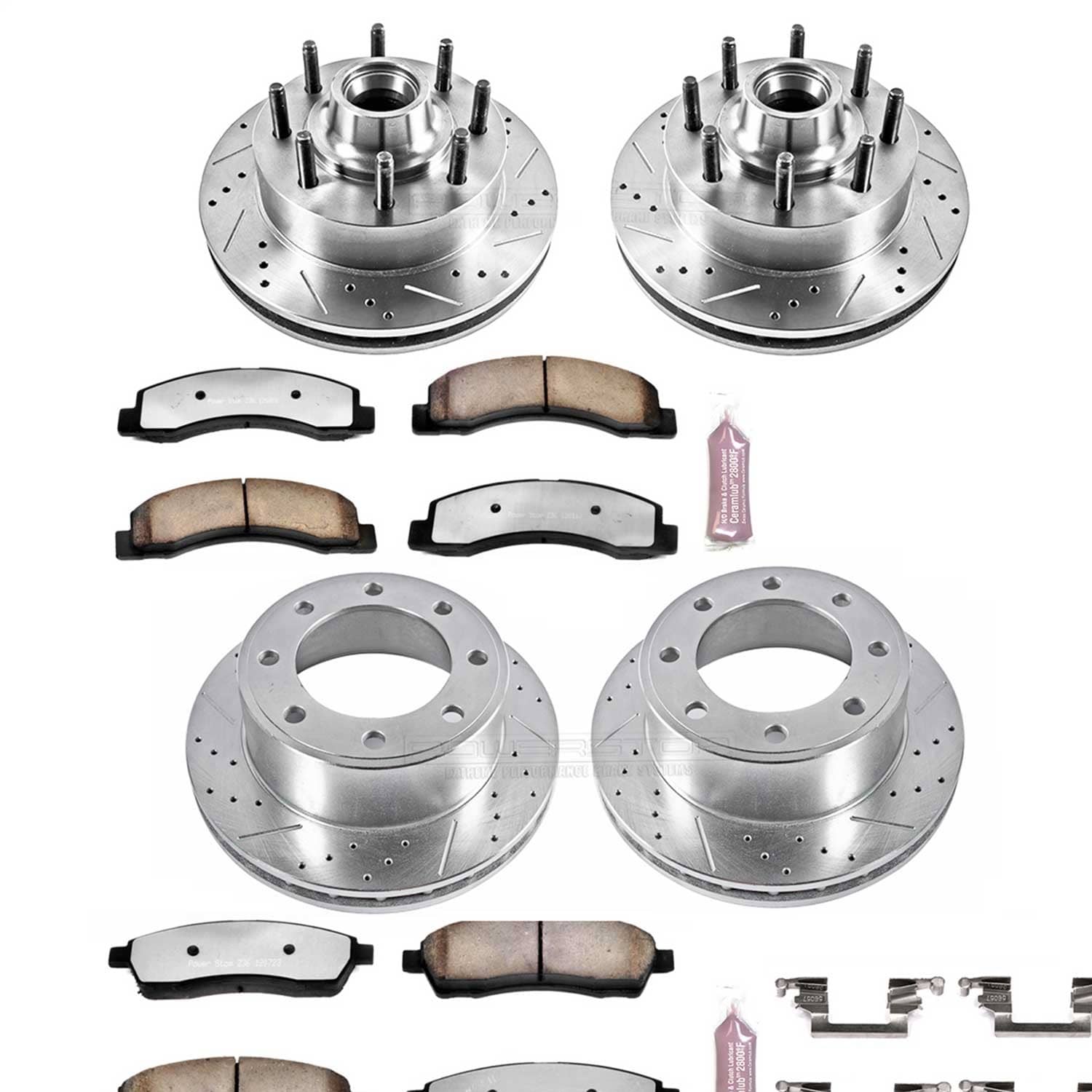 Power Stop - K1393-36 - Front and Rear - Disc Brake Pad and Rotor Kit