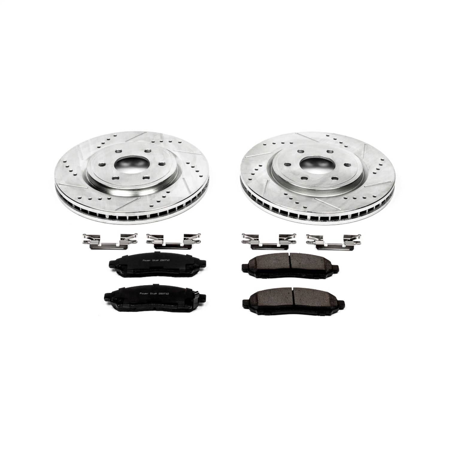 Power Stop - K142 - Front - Disc Brake Pad and Rotor Kit