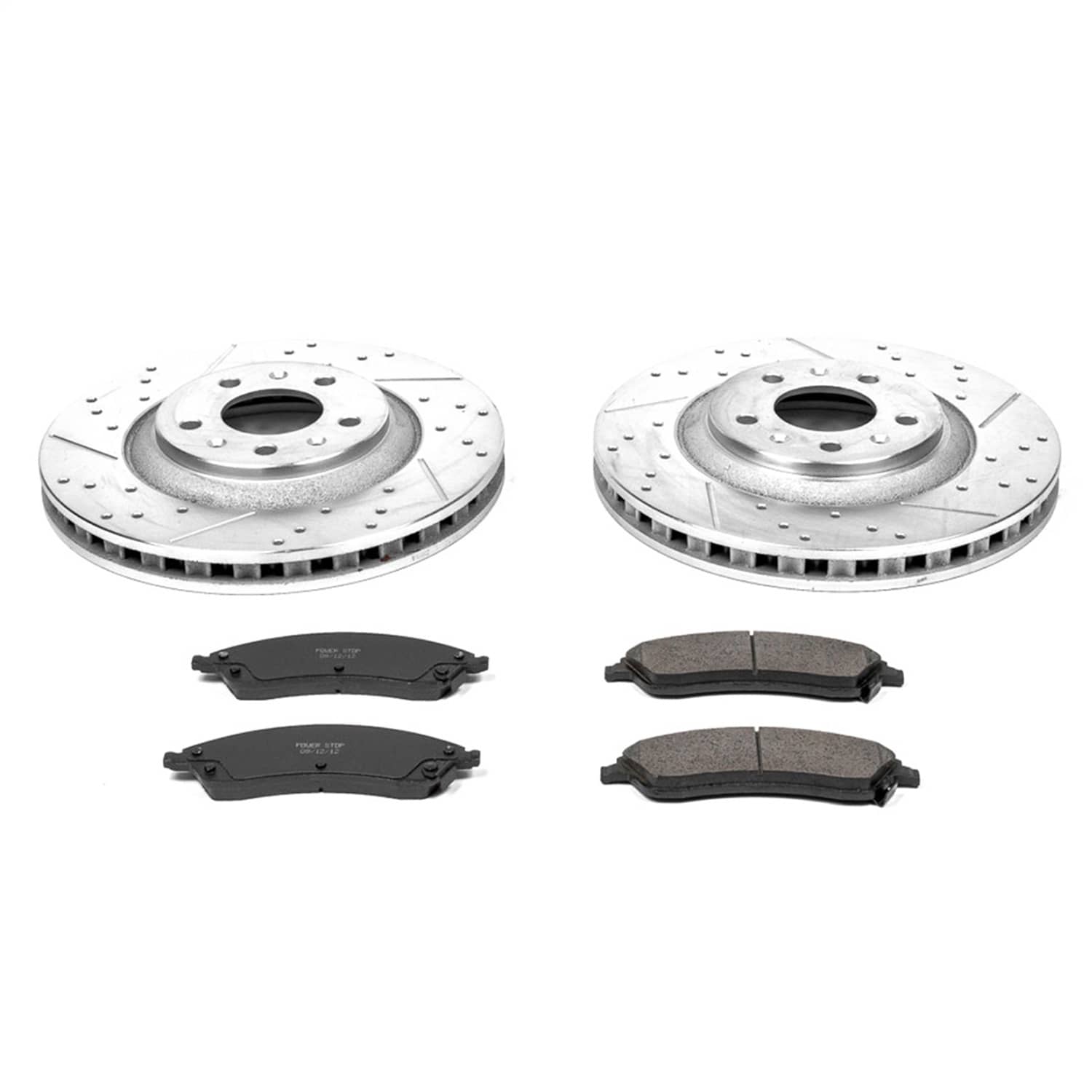 Power Stop - K1429 - Front - Disc Brake Pad and Rotor Kit