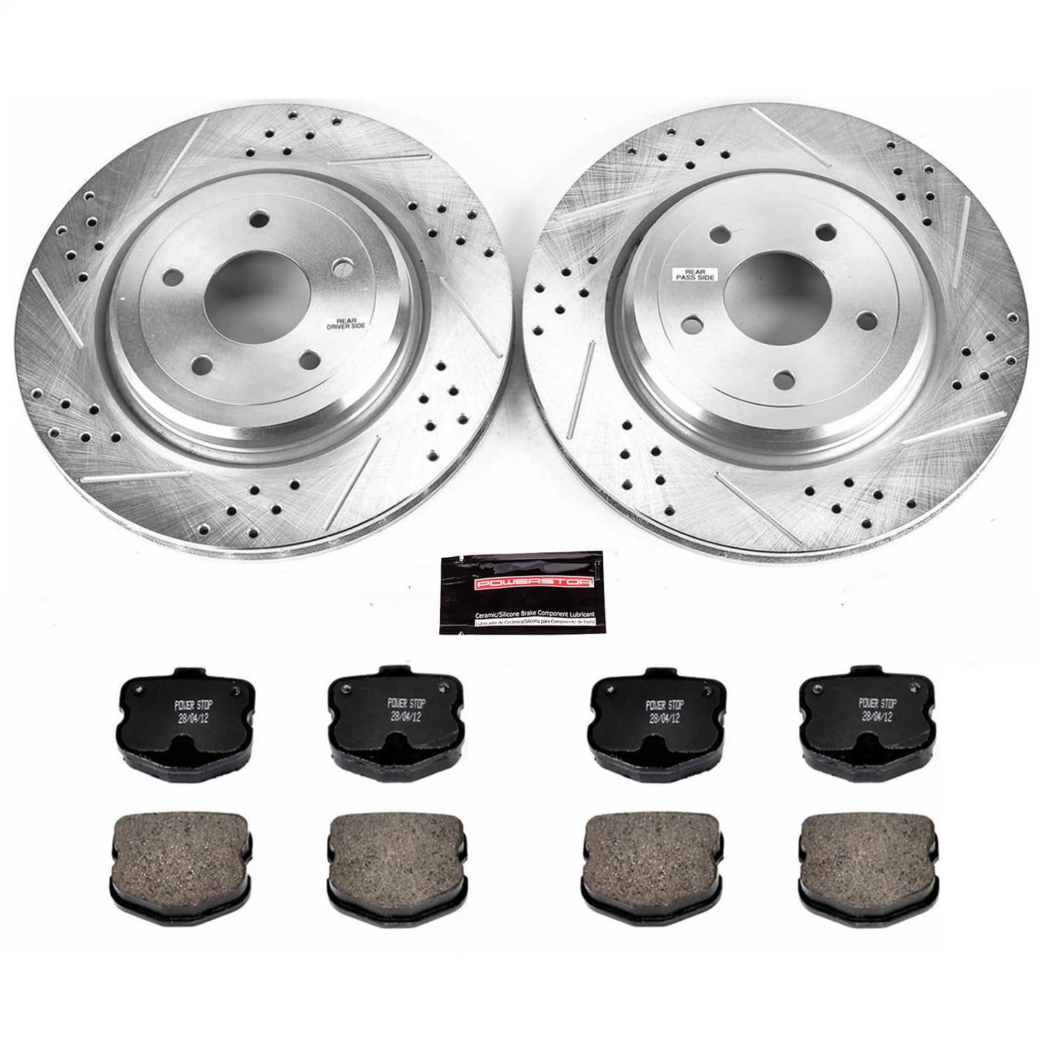 Power Stop - K1446 - Rear - Disc Brake Pad and Rotor Kit