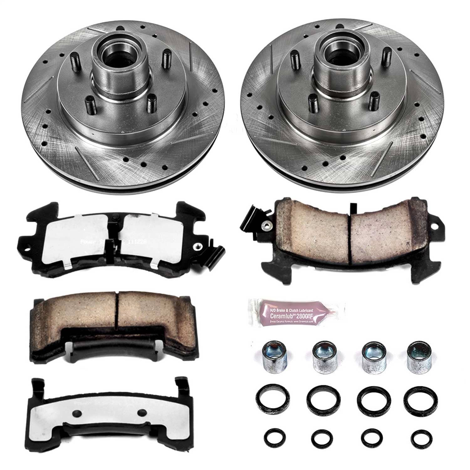 Power Stop - K1482-36 - Front - Disc Brake Pad and Rotor Kit