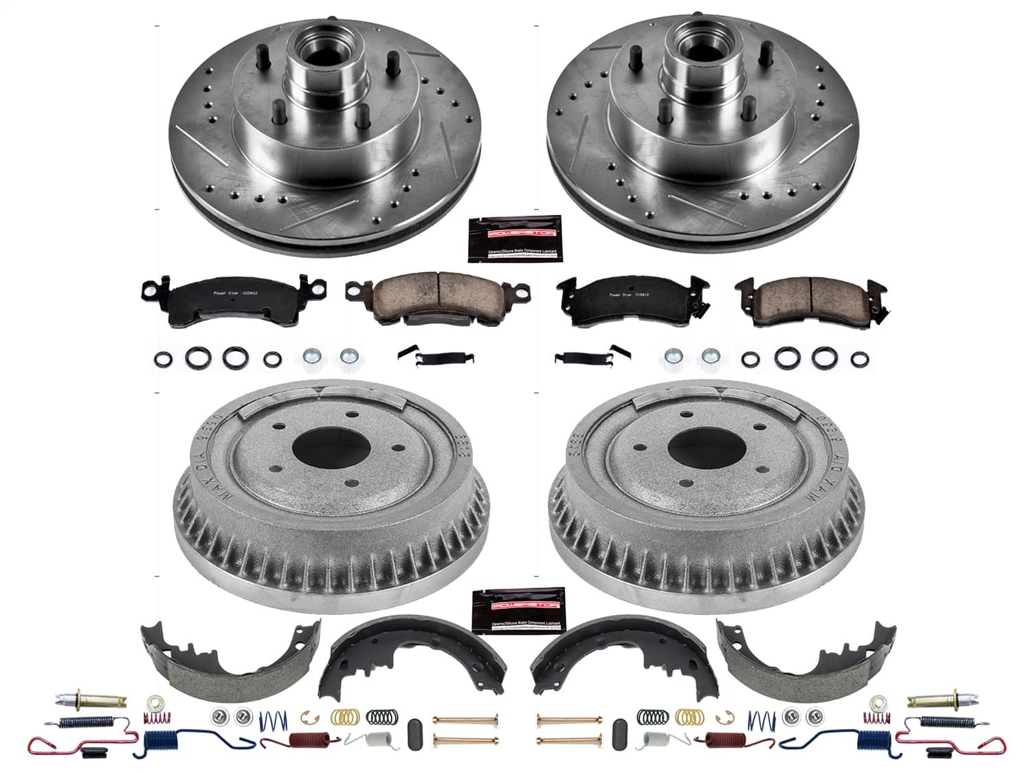 Power Stop - K15019DK - Complete Vehicle Disc/Drum Brake Kit
