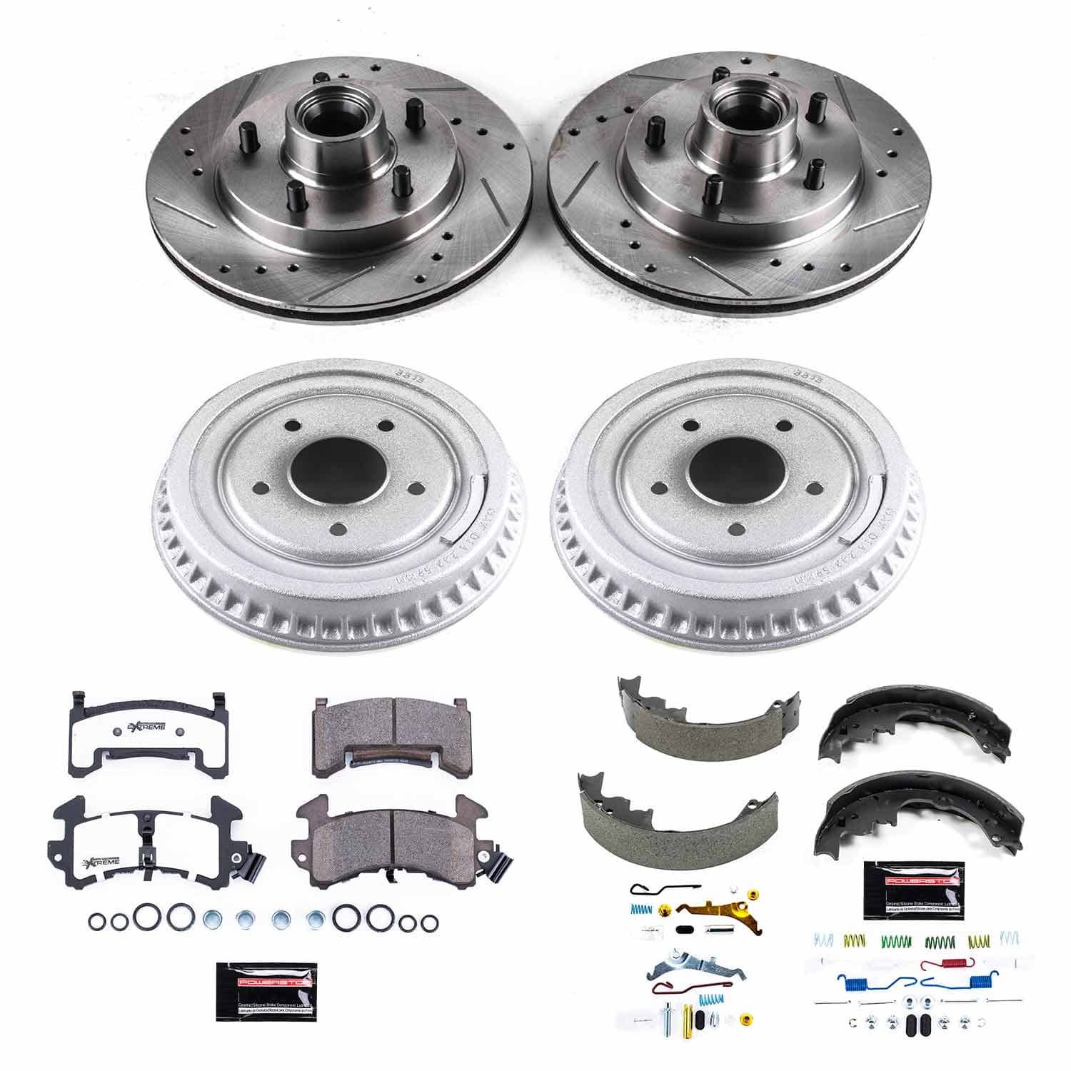Power Stop - K15044DK-26 - Complete Vehicle Disc/Drum Brake Kit