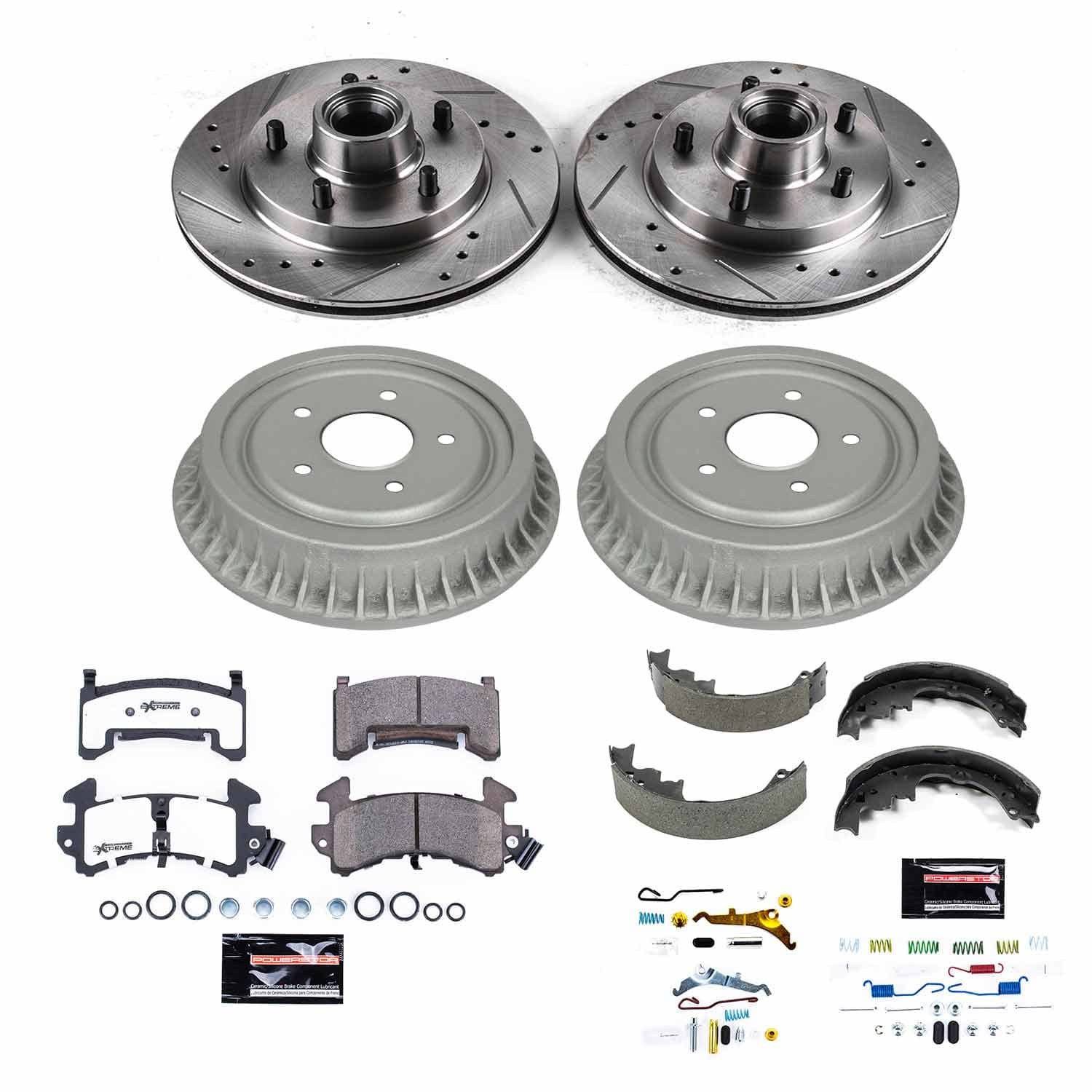 Power Stop - K15049DK-26 - Complete Vehicle Disc/Drum Brake Kit