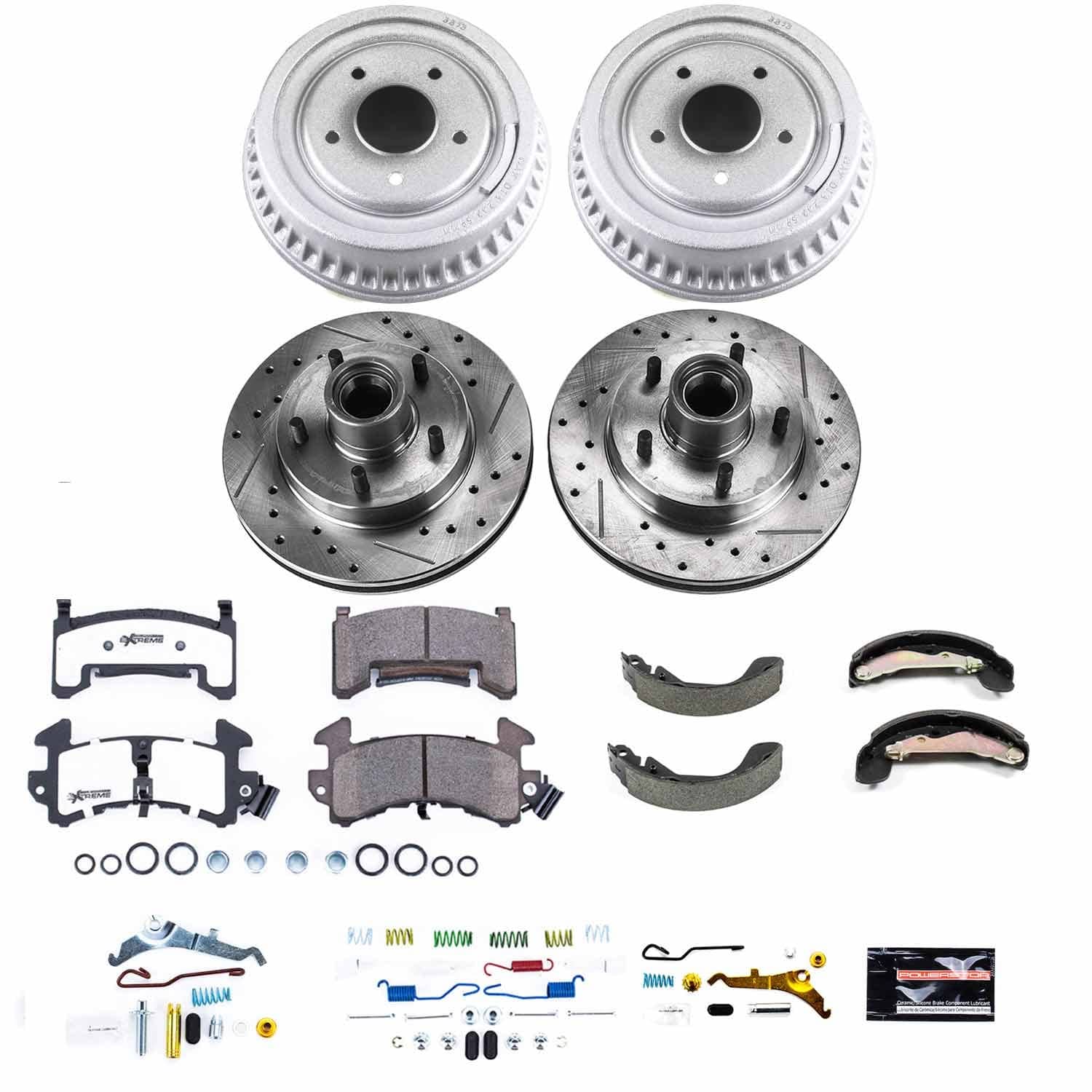 Power Stop - K15051DK-26 - Complete Vehicle Disc/Drum Brake Kit