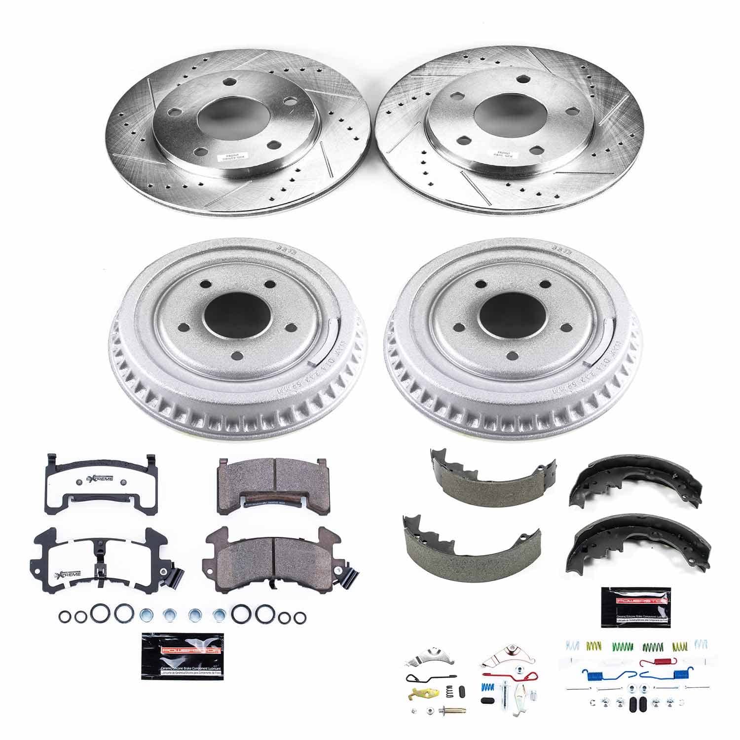 Power Stop - K15052DK-26 - Complete Vehicle Disc/Drum Brake Kit