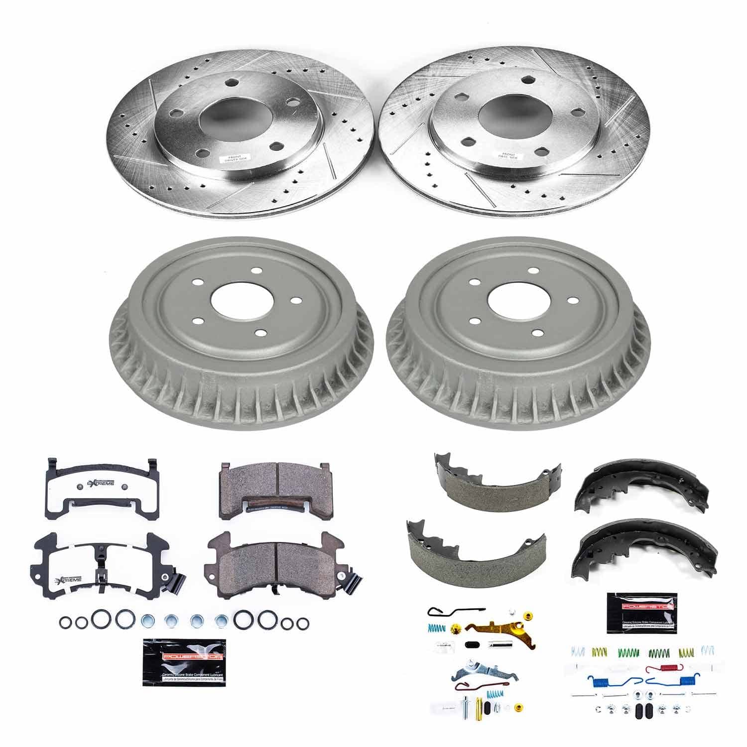 Power Stop - K15053DK-26 - Complete Vehicle Disc/Drum Brake Kit