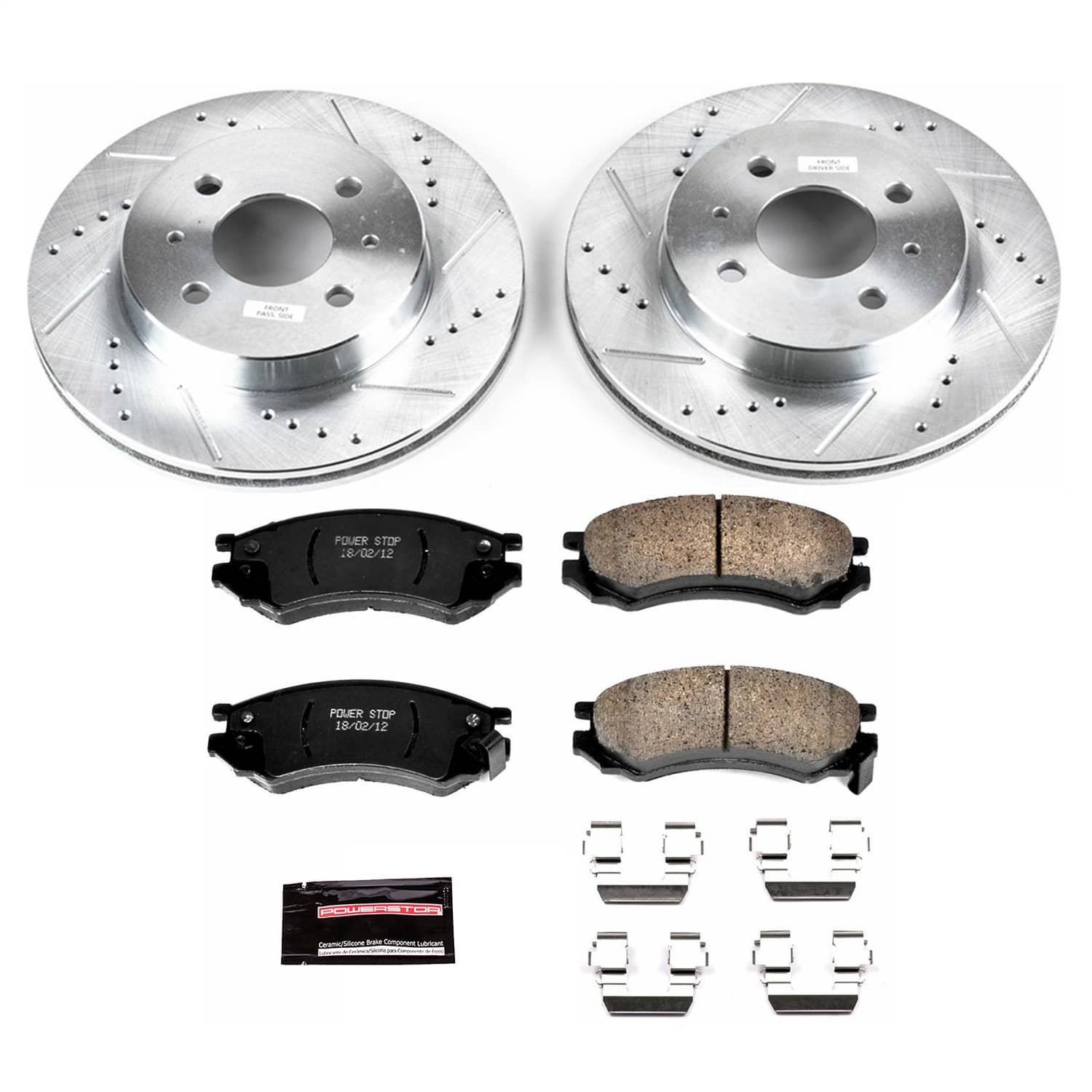 Power Stop - K1515 - Front - Disc Brake Pad and Rotor Kit