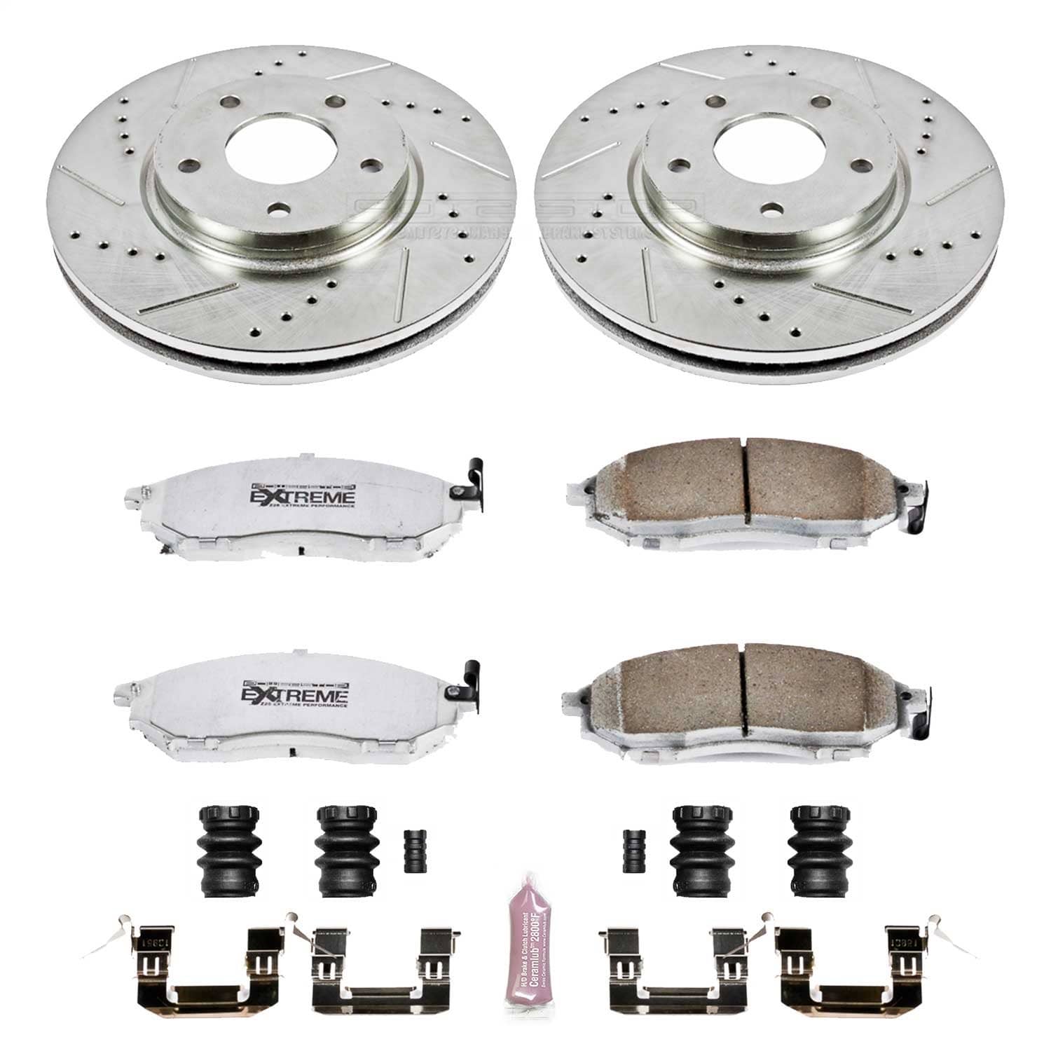 Power Stop - K152-26 - Front - Disc Brake Pad and Rotor Kit
