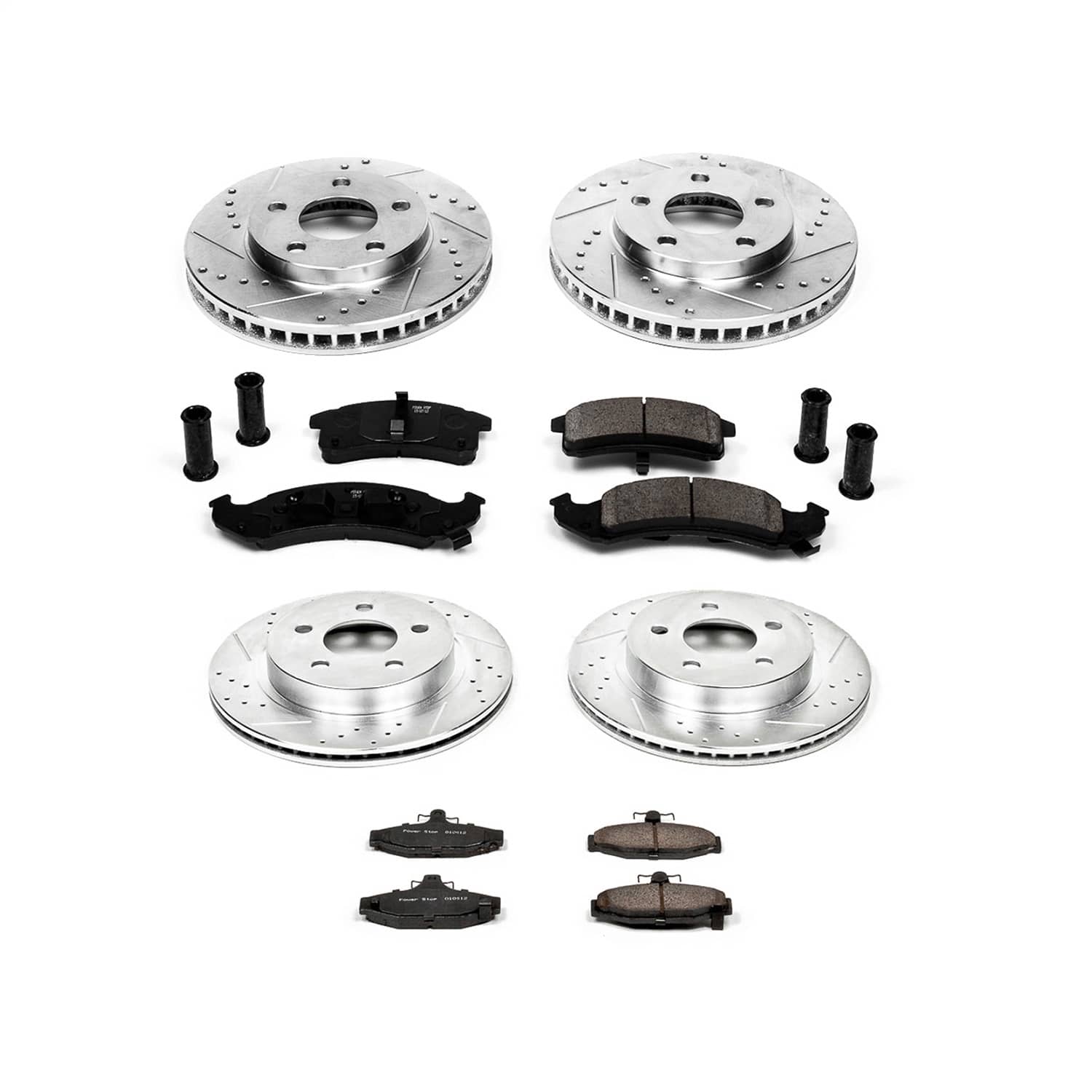 Power Stop - K1535 - Front and Rear - Disc Brake Pad and Rotor Kit