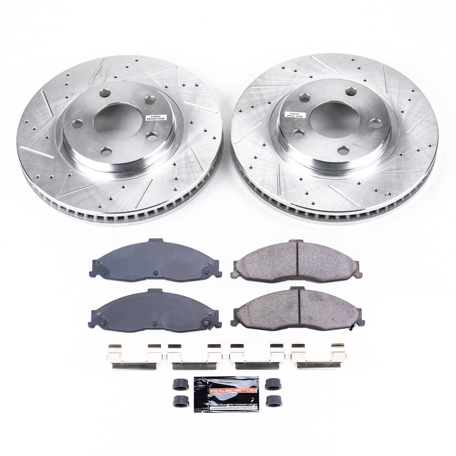 Power Stop - K1547 - Front - Disc Brake Pad and Rotor Kit