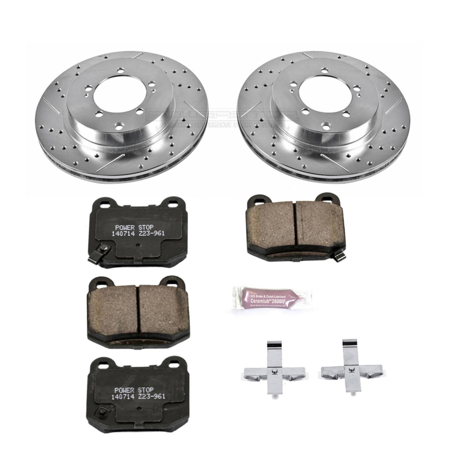 Power Stop - K156 - Rear - Disc Brake Pad and Rotor Kit