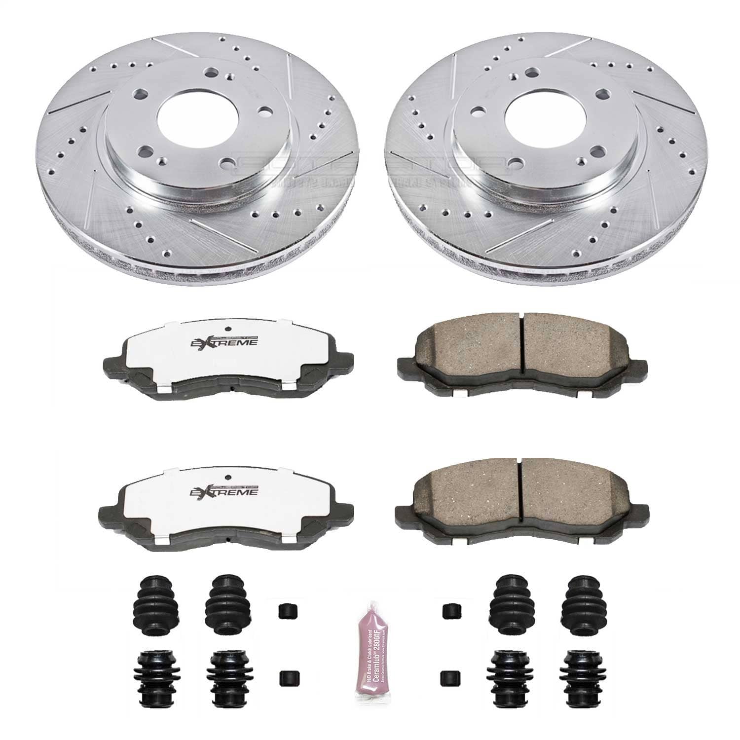 Power Stop - K1678-26 - Front - Disc Brake Pad and Rotor Kit
