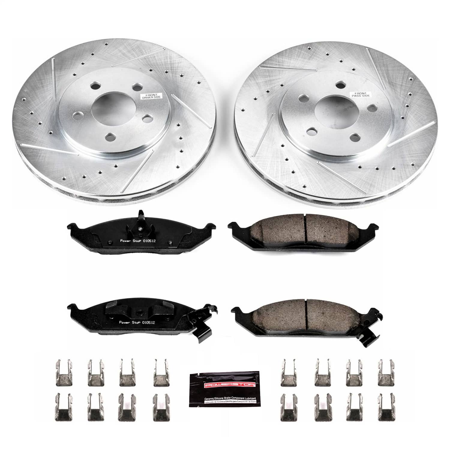 Power Stop - K1679 - Front - Disc Brake Pad and Rotor Kit