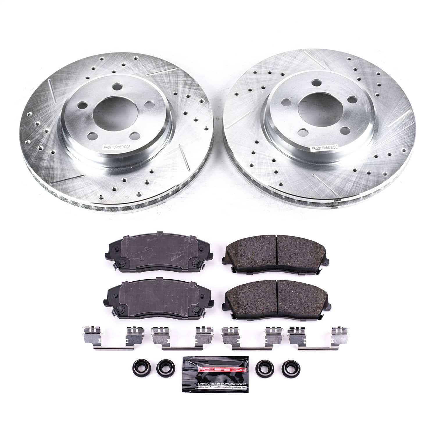 Power Stop - K1714 - Front - Disc Brake Pad and Rotor Kit
