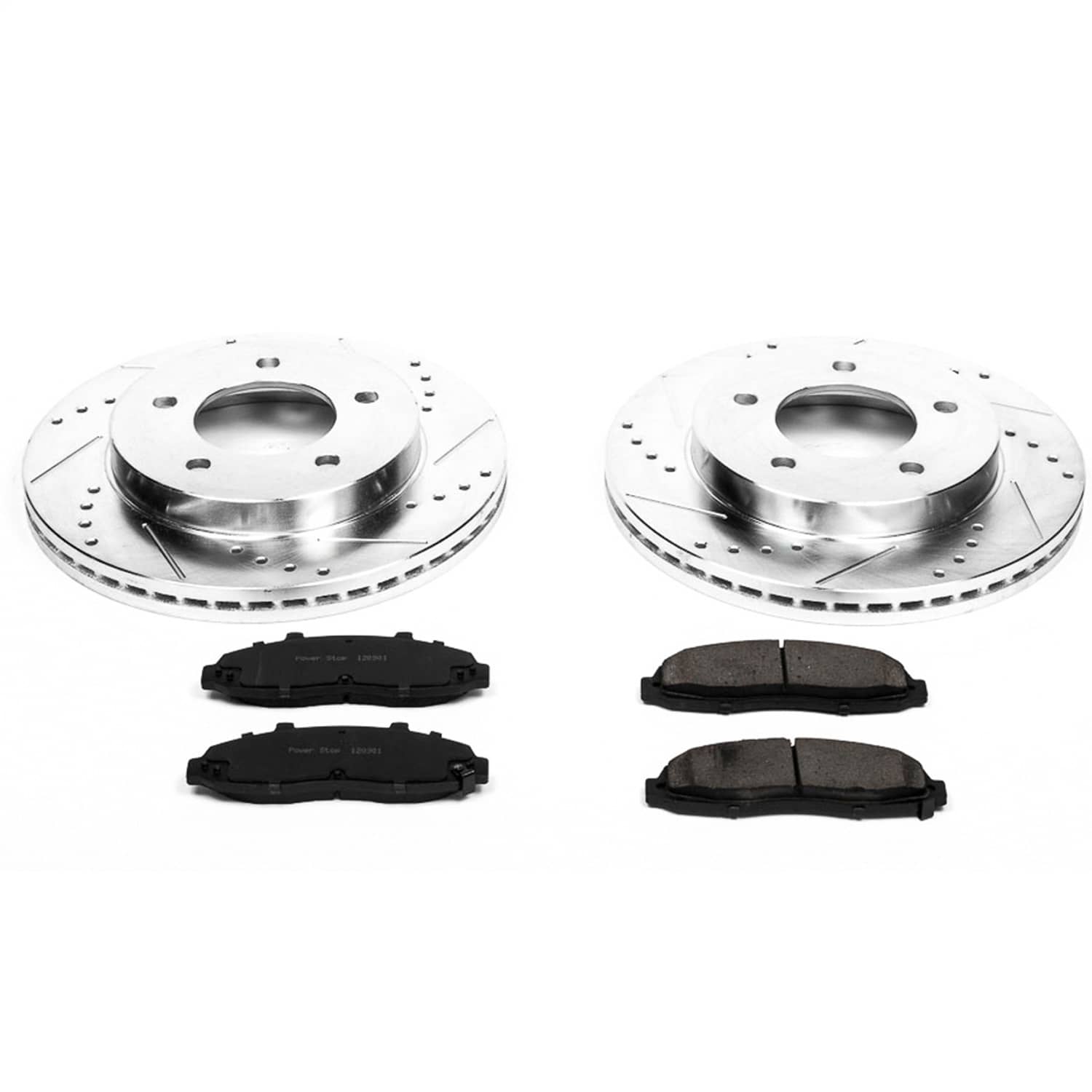 Power Stop - K1866 - Front - Disc Brake Pad and Rotor Kit