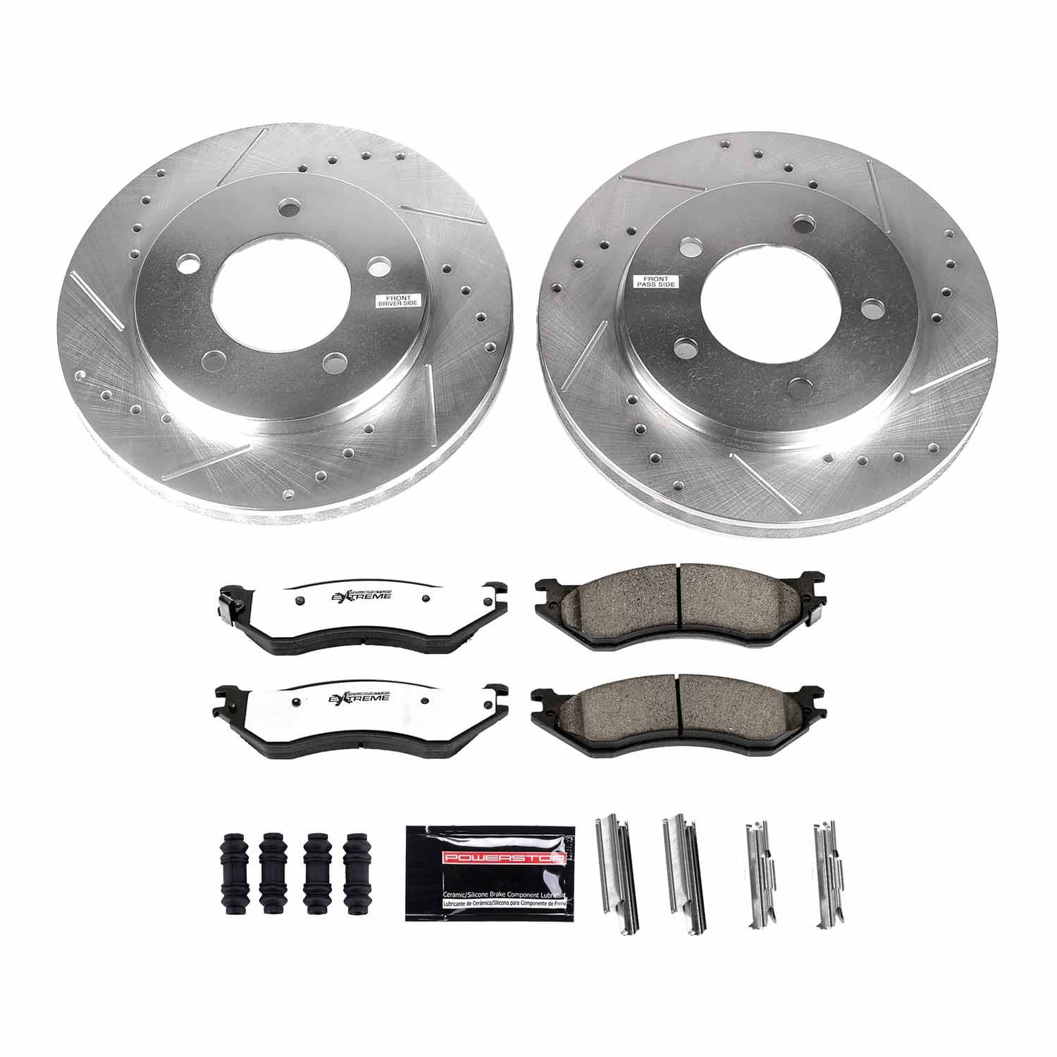 Power Stop - K1869-36 - Front - Disc Brake Pad and Rotor Kit