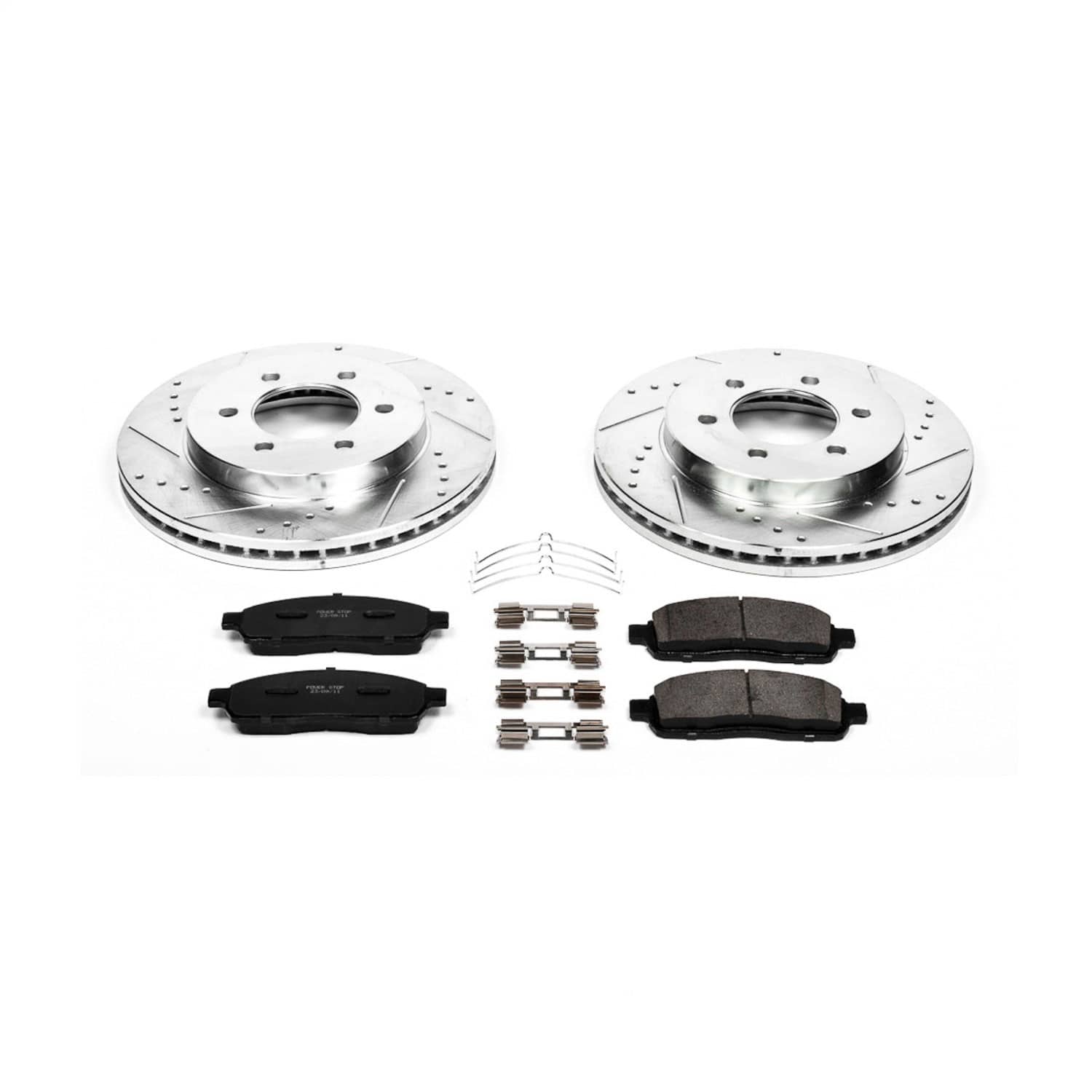 Power Stop - K1943 - Front - Disc Brake Pad and Rotor Kit