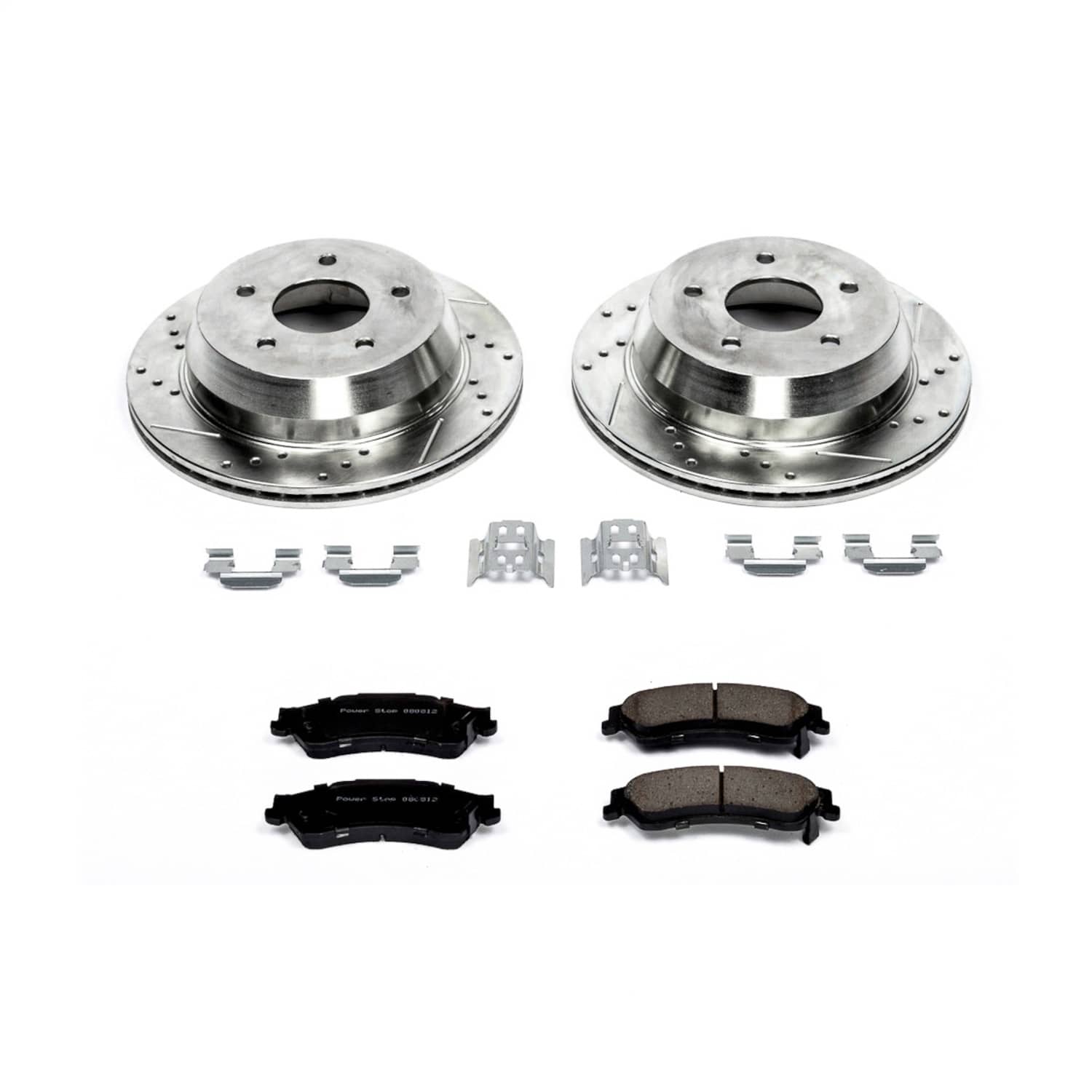 Power Stop - K2008 - Rear - Disc Brake Pad and Rotor Kit