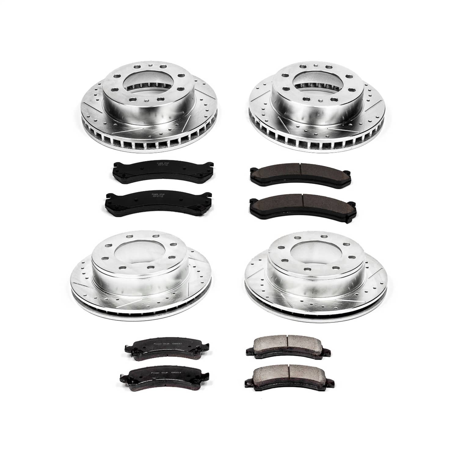 Power Stop - K2025 - Front and Rear - Disc Brake Pad and Rotor Kit