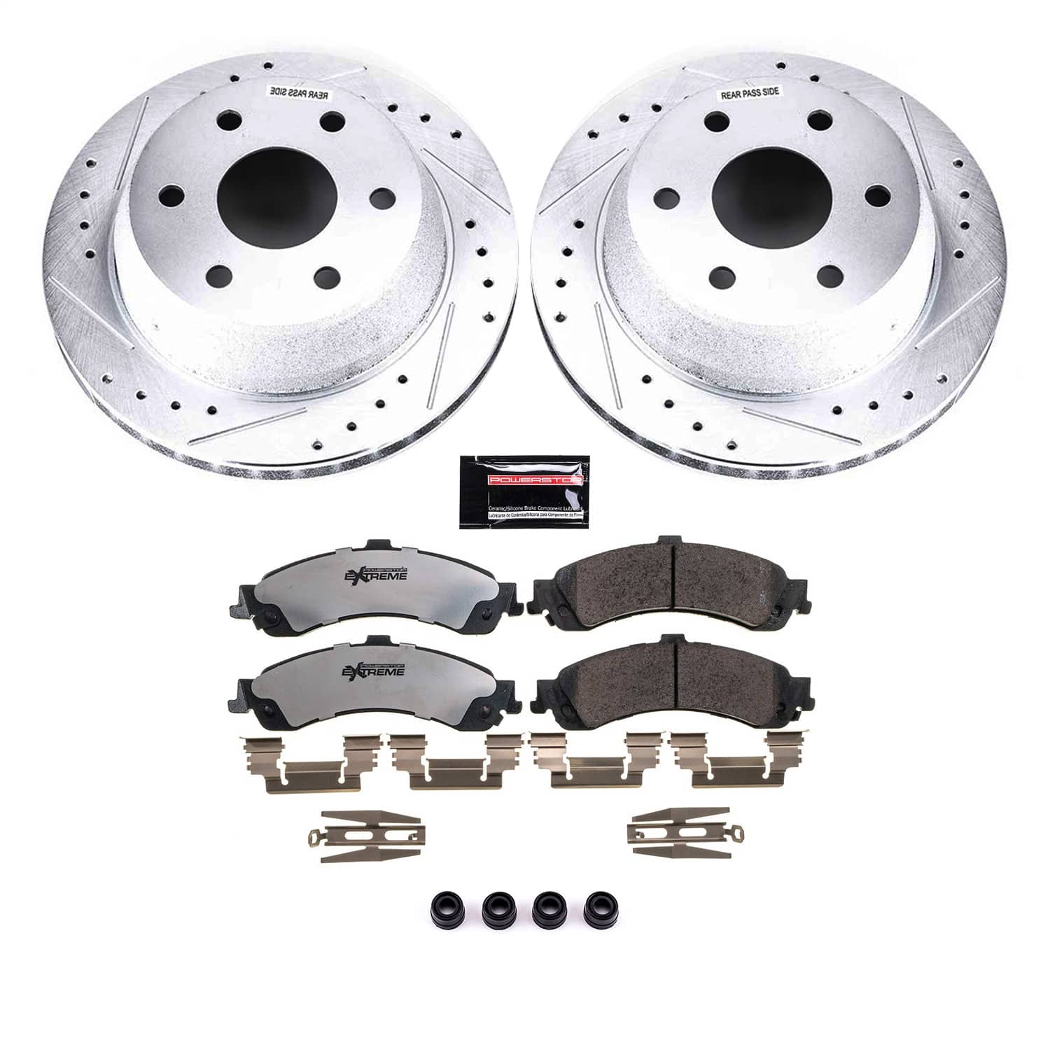 Power Stop - K2046-36 - Rear - Disc Brake Pad and Rotor Kit