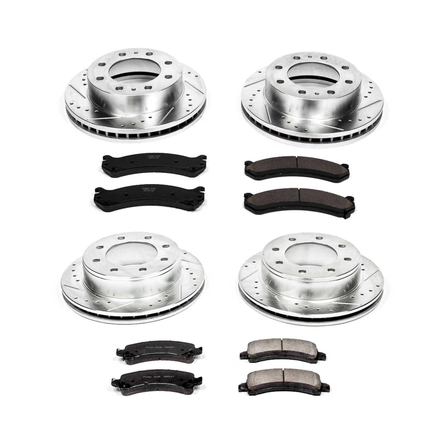 Power Stop - K2072 - Front and Rear - Disc Brake Pad and Rotor Kit