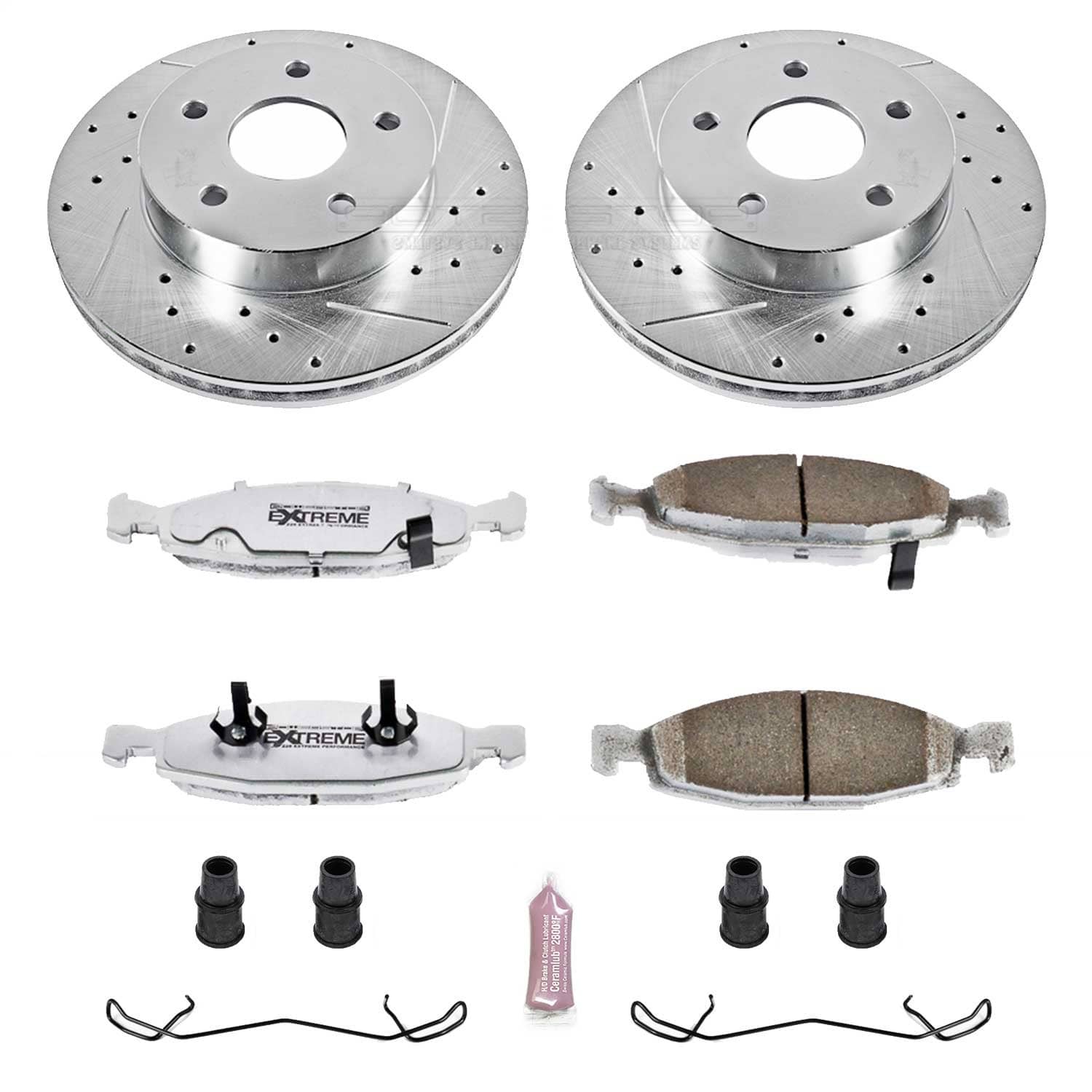 Power Stop - K2147-26 - Front - Disc Brake Pad and Rotor Kit