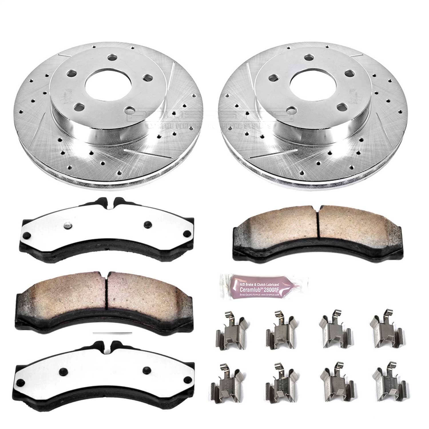 Power Stop - K2149-36 - Front - Disc Brake Pad and Rotor Kit