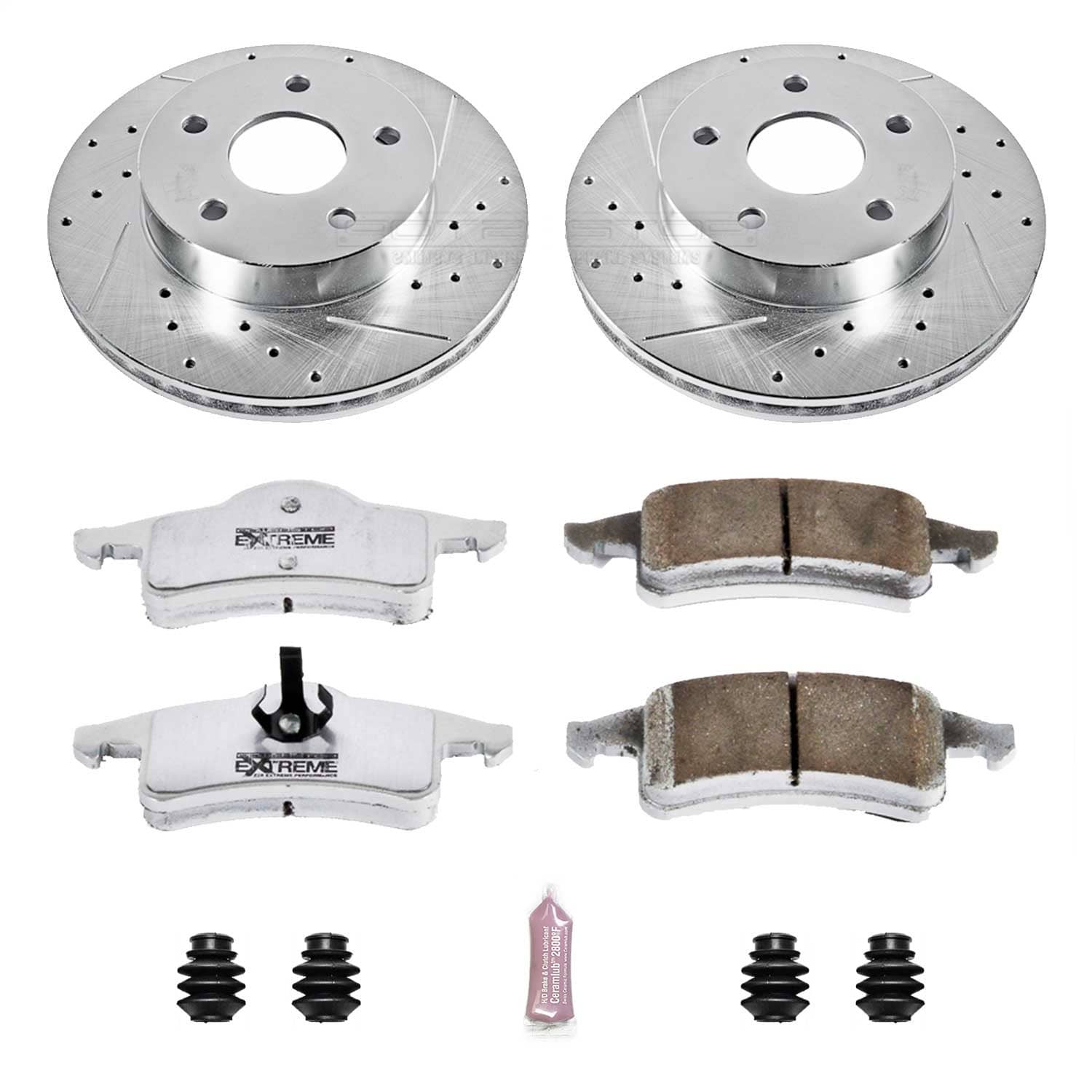 Power Stop - K2151-26 - Rear - Disc Brake Pad and Rotor Kit