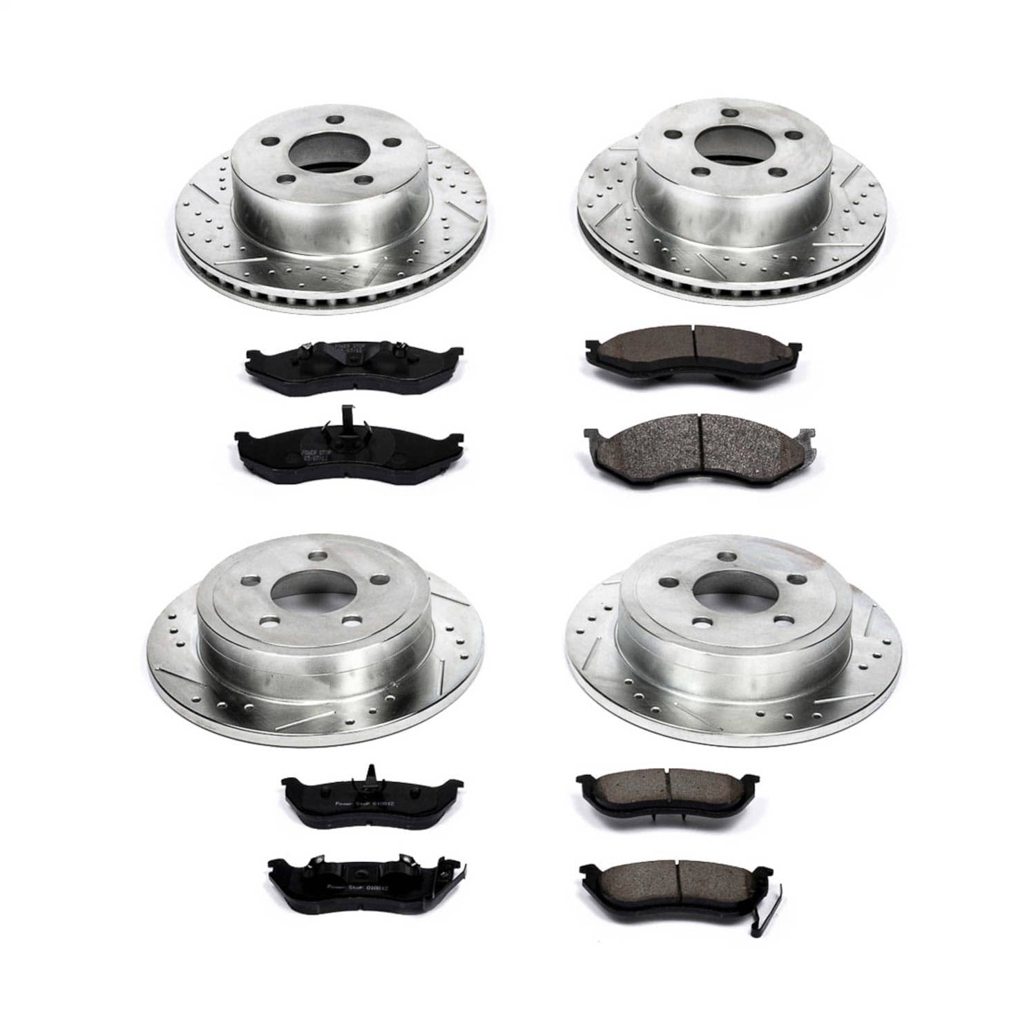 Power Stop - K2154 - Front and Rear - Disc Brake Pad and Rotor Kit