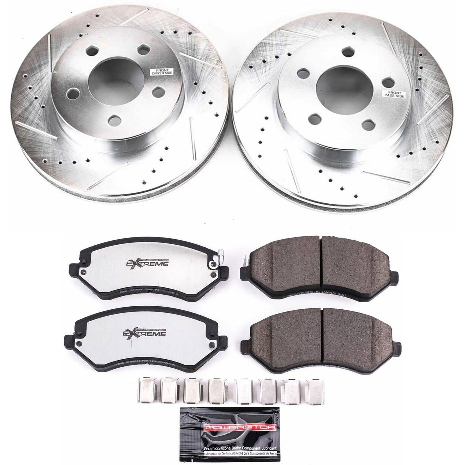 Power Stop - K2160-36 - Front - Disc Brake Pad and Rotor Kit