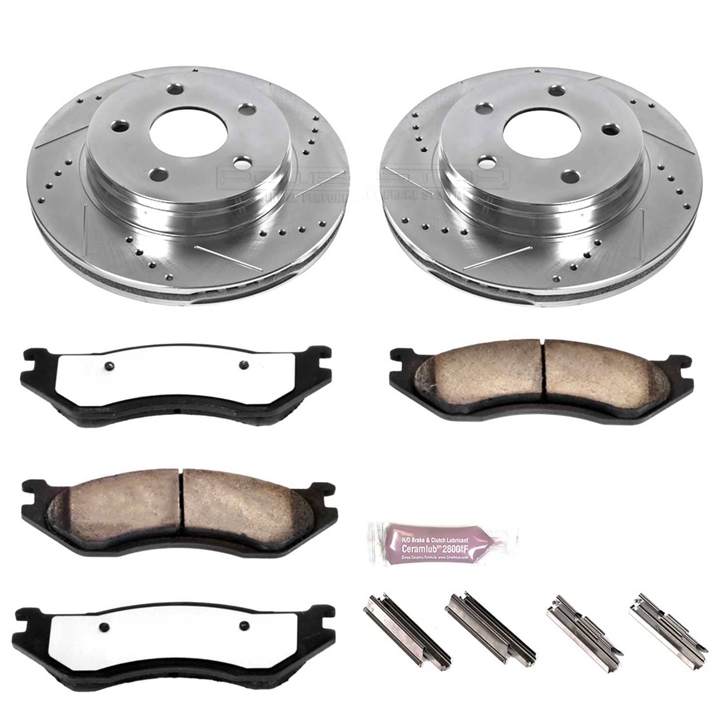 Power Stop - K2167-36 - Front - Disc Brake Pad and Rotor Kit
