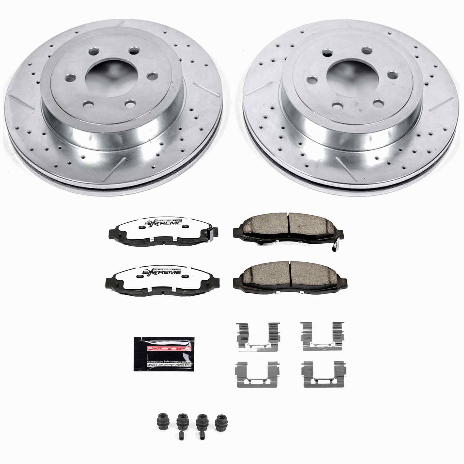 Power Stop - K2187-36 - Front - Disc Brake Pad and Rotor Kit