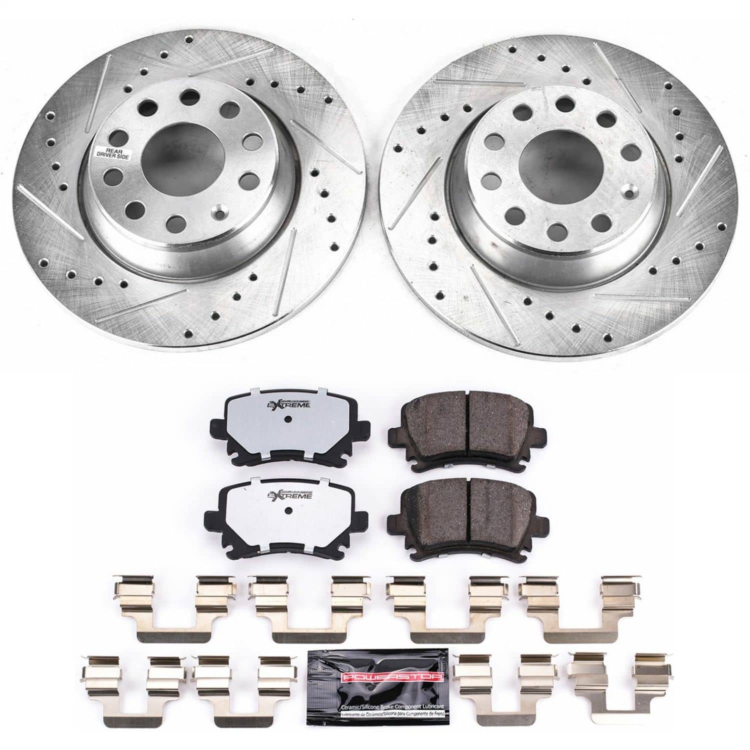 Power Stop - K2261-26 - Rear - Disc Brake Pad and Rotor Kit